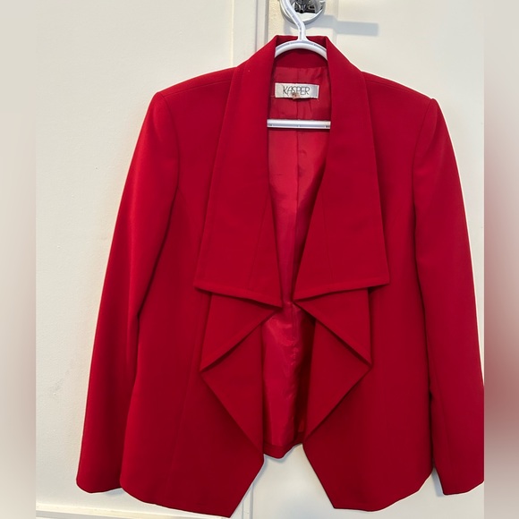 Kasper size 10 red blazer - Picture 2 of 3